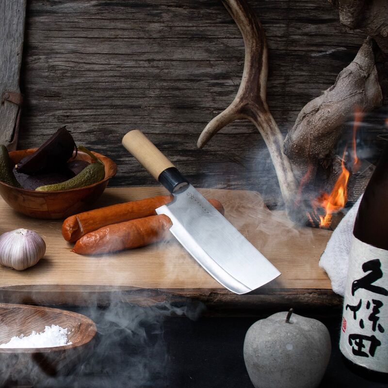 Houcho Grønnsakshakke Magnoliahåndtak 17 cm