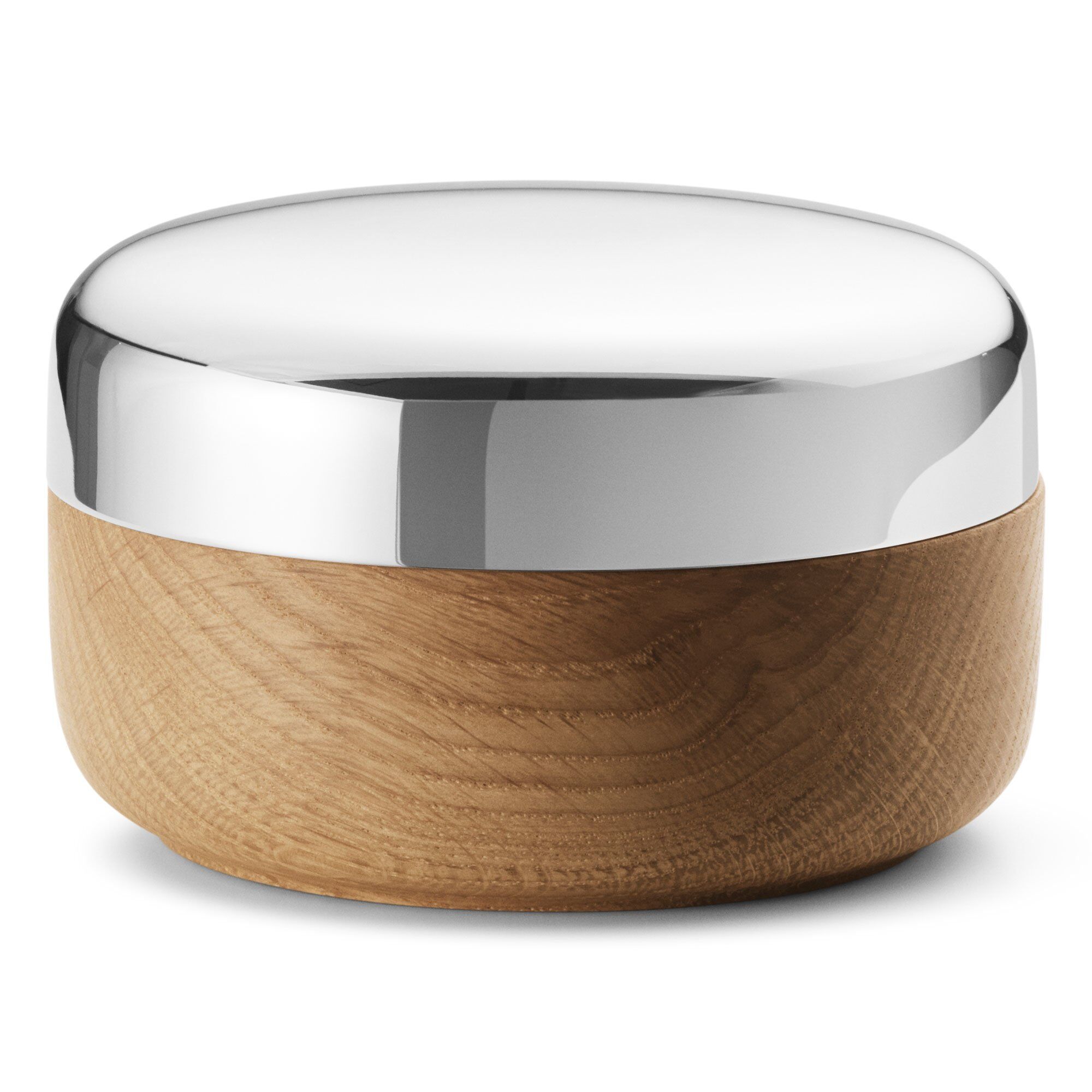 Georg Jensen Alfredo saltkar Ø 8,5 cm Eik-rustfritt stål