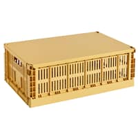 Låg, Colour Crate, golden yellow, large