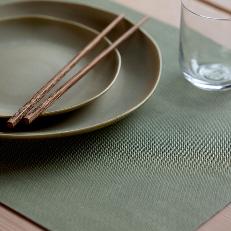 Villa Collection Shoku bordstablett 46x35 cm 4-pack, pure green