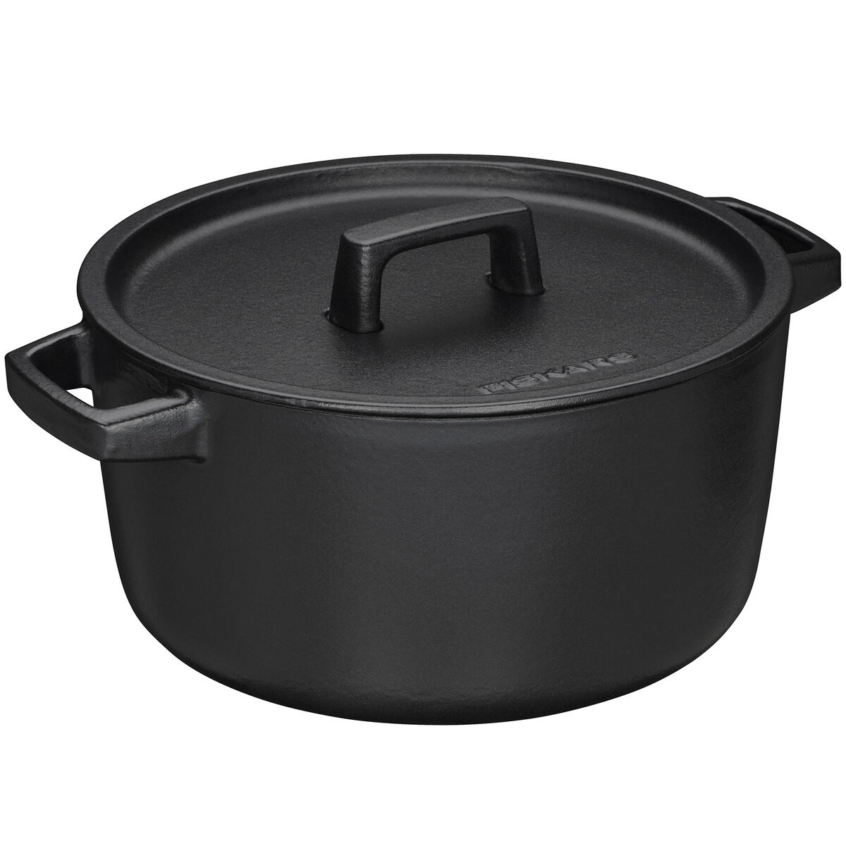 Folken støbejernsgryde med låg 4 liter