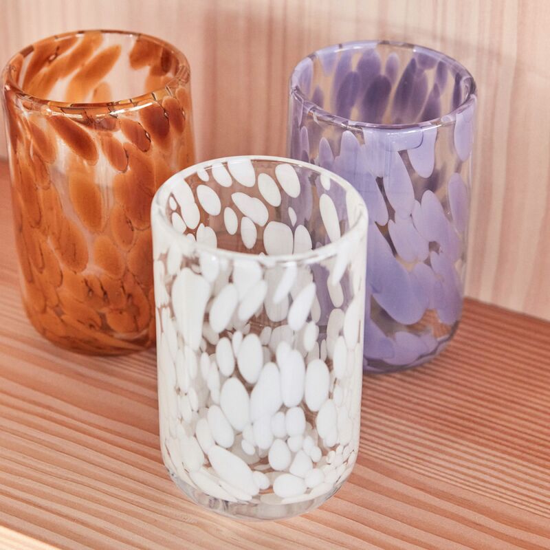 Jali glas 10,5 cm, lavender