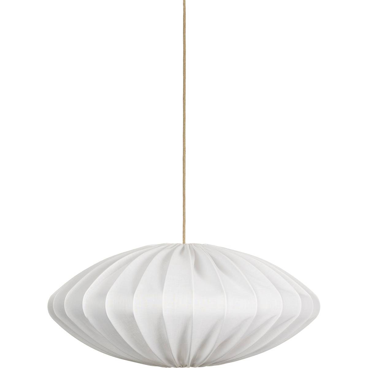 Ellipse kattovalaisin, 80 cm, pellava, valkoinen