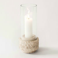 Travertine ljuslykta 13x13 cm