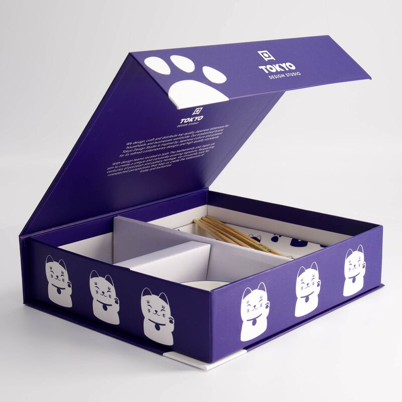 Kawaii Blue Maneko gavesett