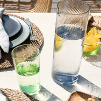 RAW Unique Swirl highballglas 45 cl, grøn