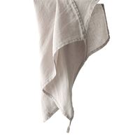 Viskestykke i hør 50x70 cm, warm grey