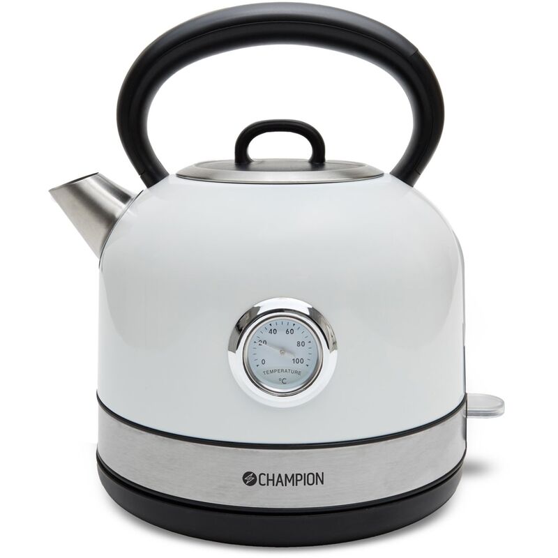 Retro Elkedel 1,7 liter, cremehvid