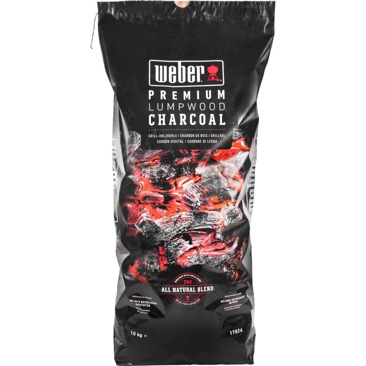 Träkol 30% äppelträ- 10Kg