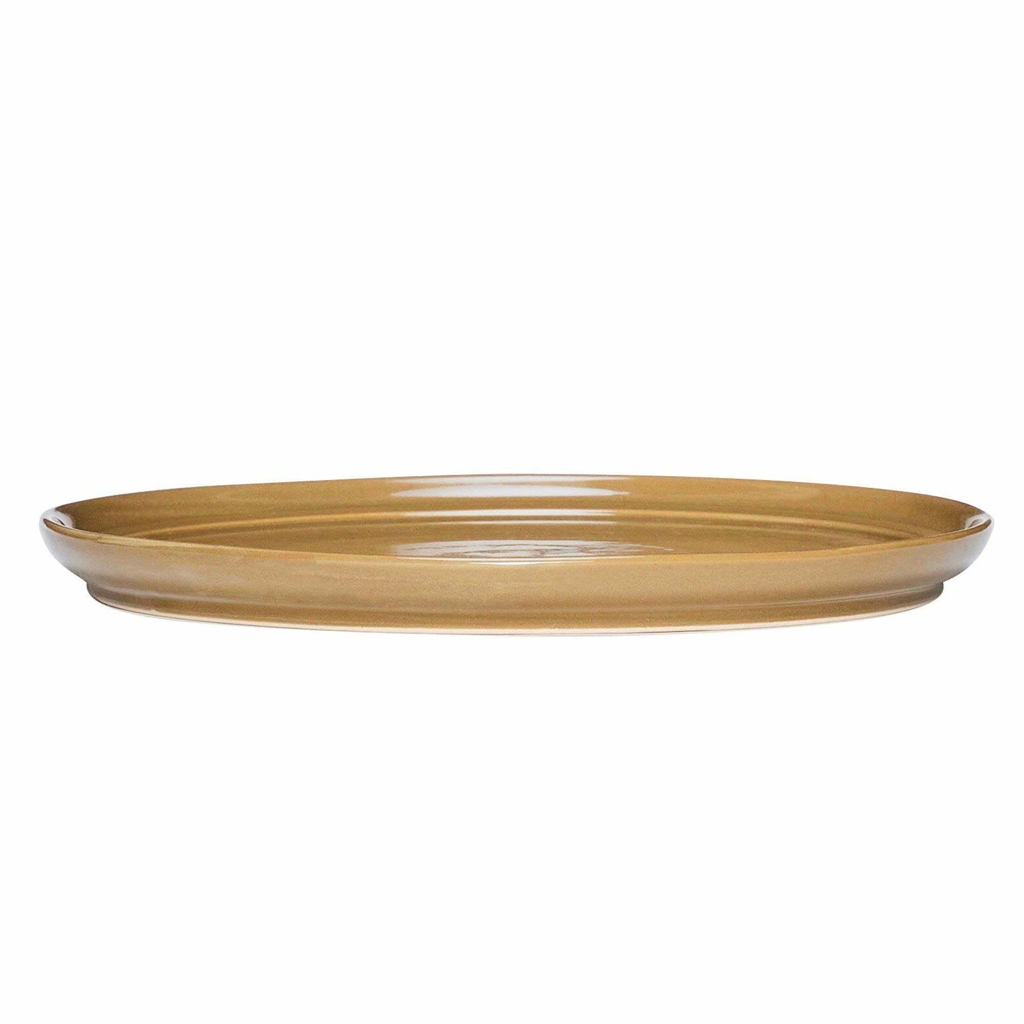Amare lunsjtallerken 23 cm, brun