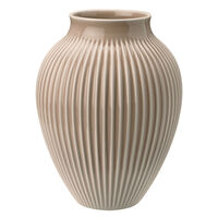 Knabstrup Ripple Mat Vase 27 cm, lys rosa