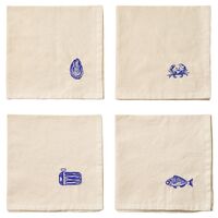 La Mer servett 40x40 cm 4-pack