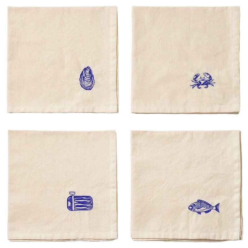 La Mer serviett 40x40 cm 4-pakning