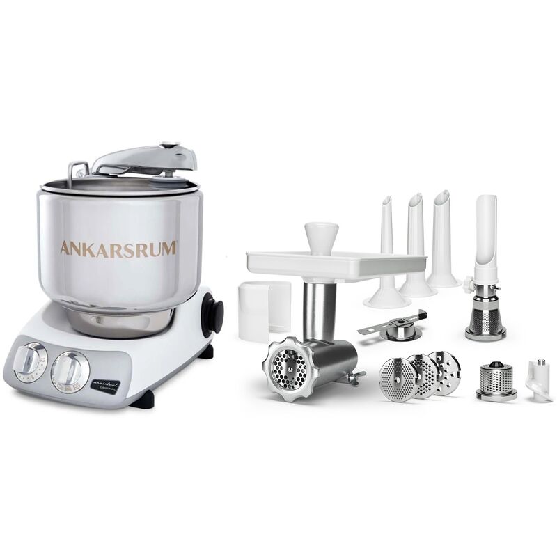 Assistent AKM 6230 -yleiskone + lihamylly-yhdistelmä, mineraalinvalkoinen