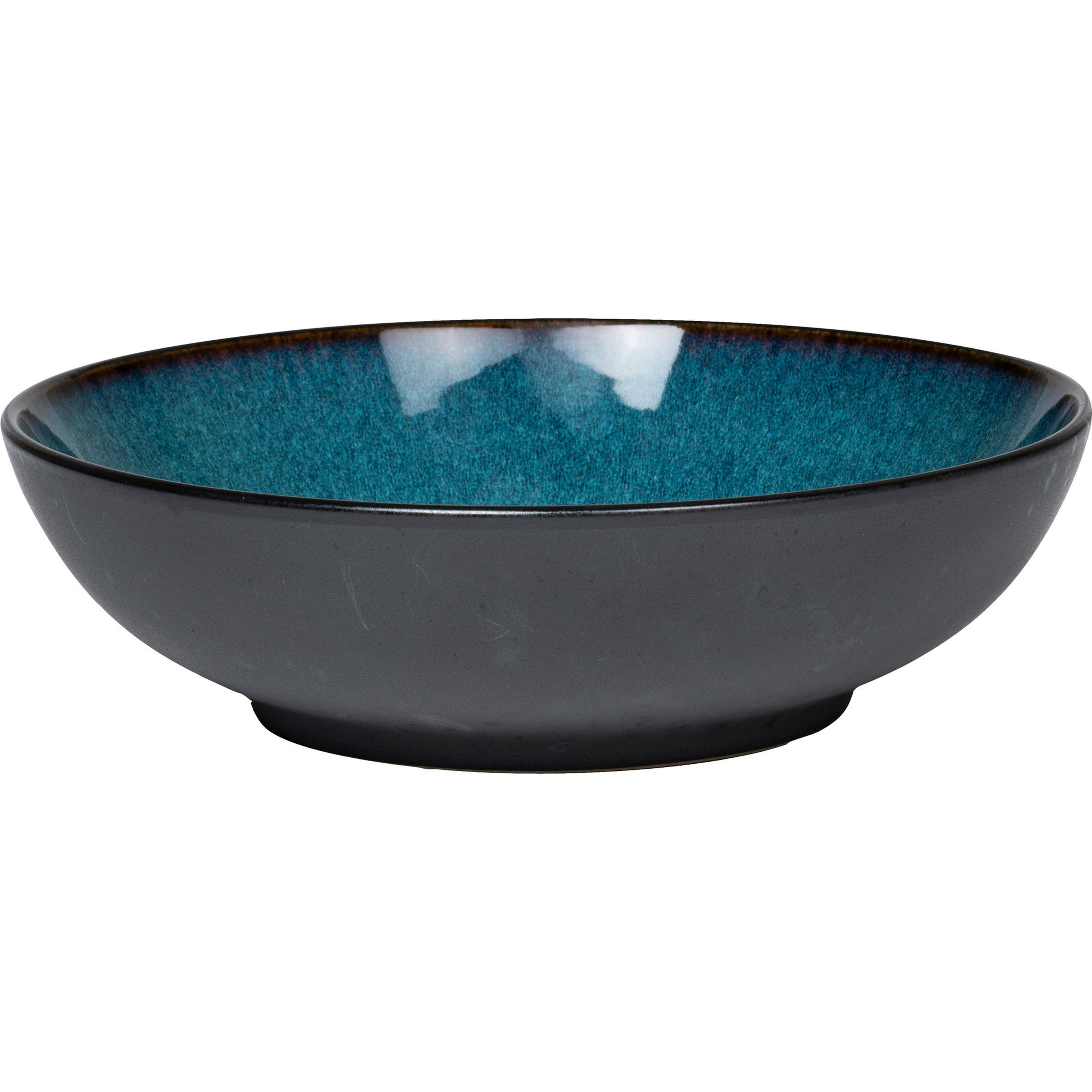 Salladsskål 24 cm svart/mörkblå