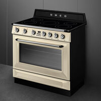 Smeg TR90IPP Victoria induktionsspis med pyrolys 90 cm, crème