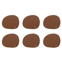 RAW glassbrikker silikon 6-pakning, mocca