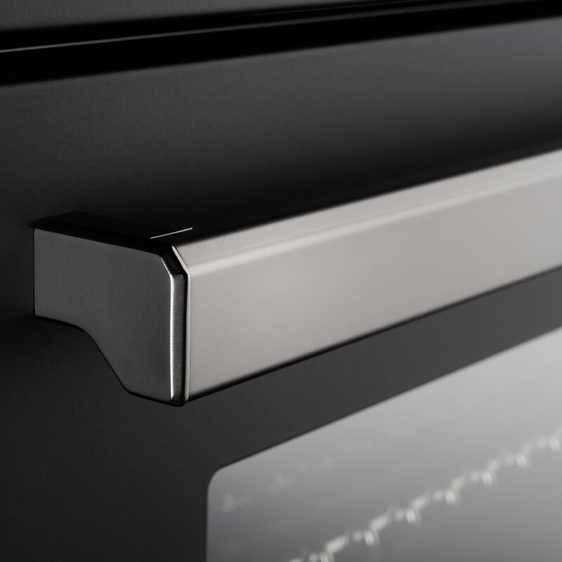 Professional induktionskomfur med trippel-ovn, 100 cm, mat sort