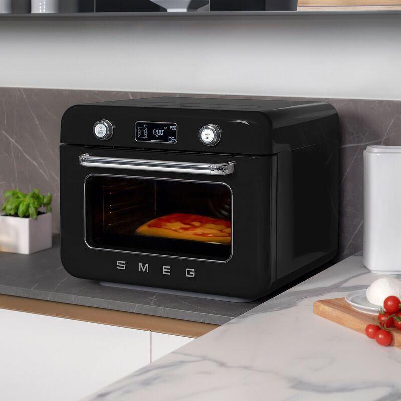 COF01BLEU Vapaasti seisova höyryuuni, musta