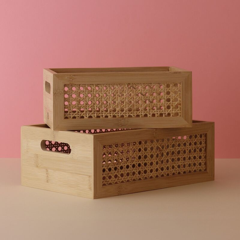 Säilytyslaatikko 15 cm, bambu