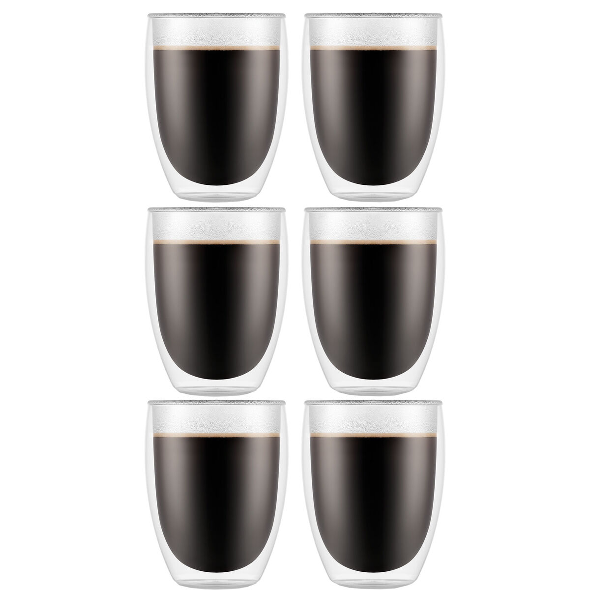 Pavina dobbeltvægget glas, 0,35 l, 6 stk.