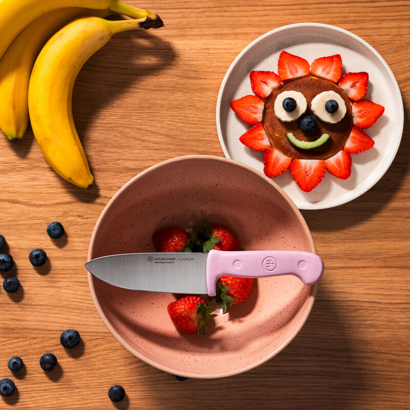 Junior kockkniv 10 cm, rosa