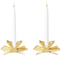 Georg Jensen CC 2025 Kynttilänjalka 18K-kullattu 2-pakkaus