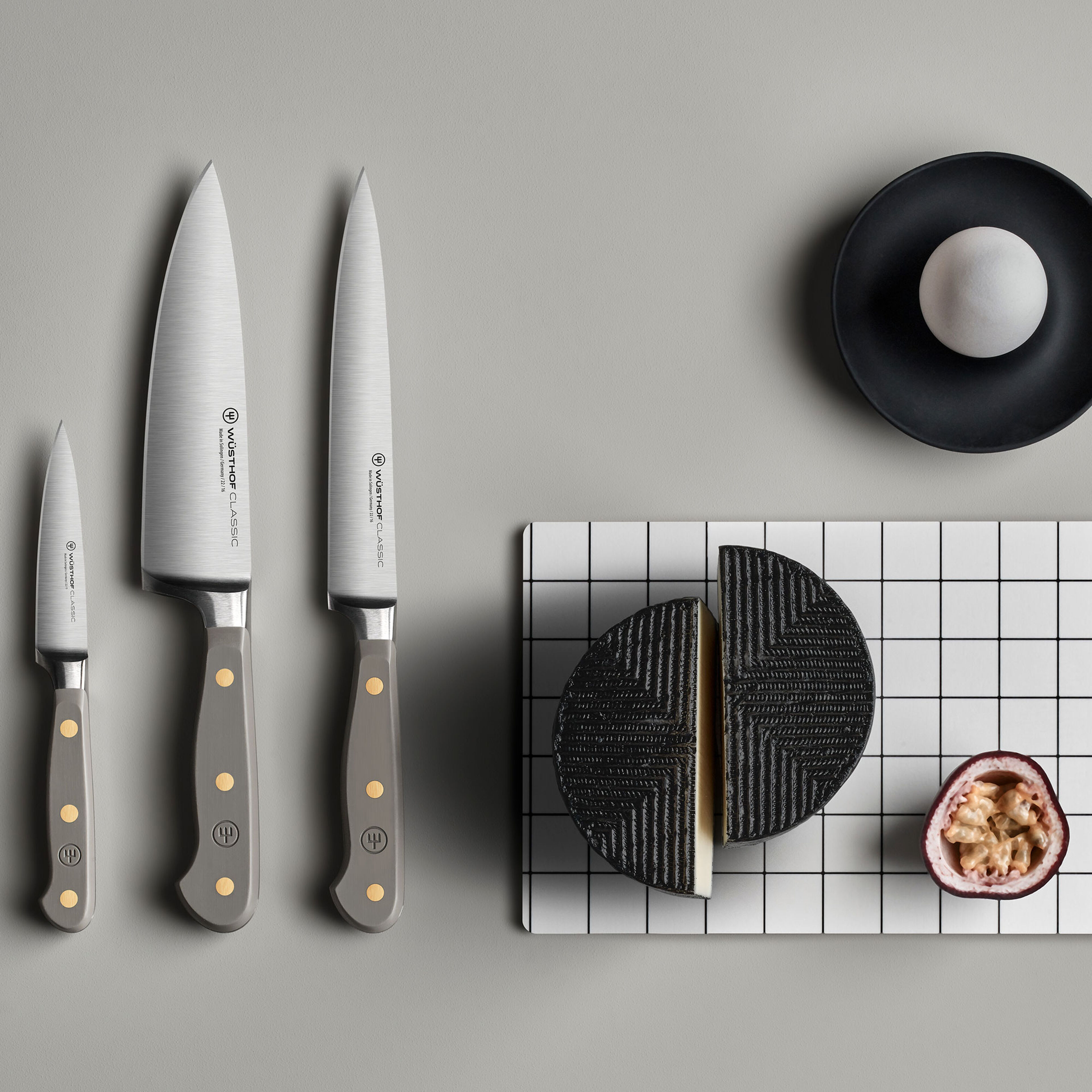 Wüsthof Skalkniv Classic Colour Velvet Oyster 9 cm