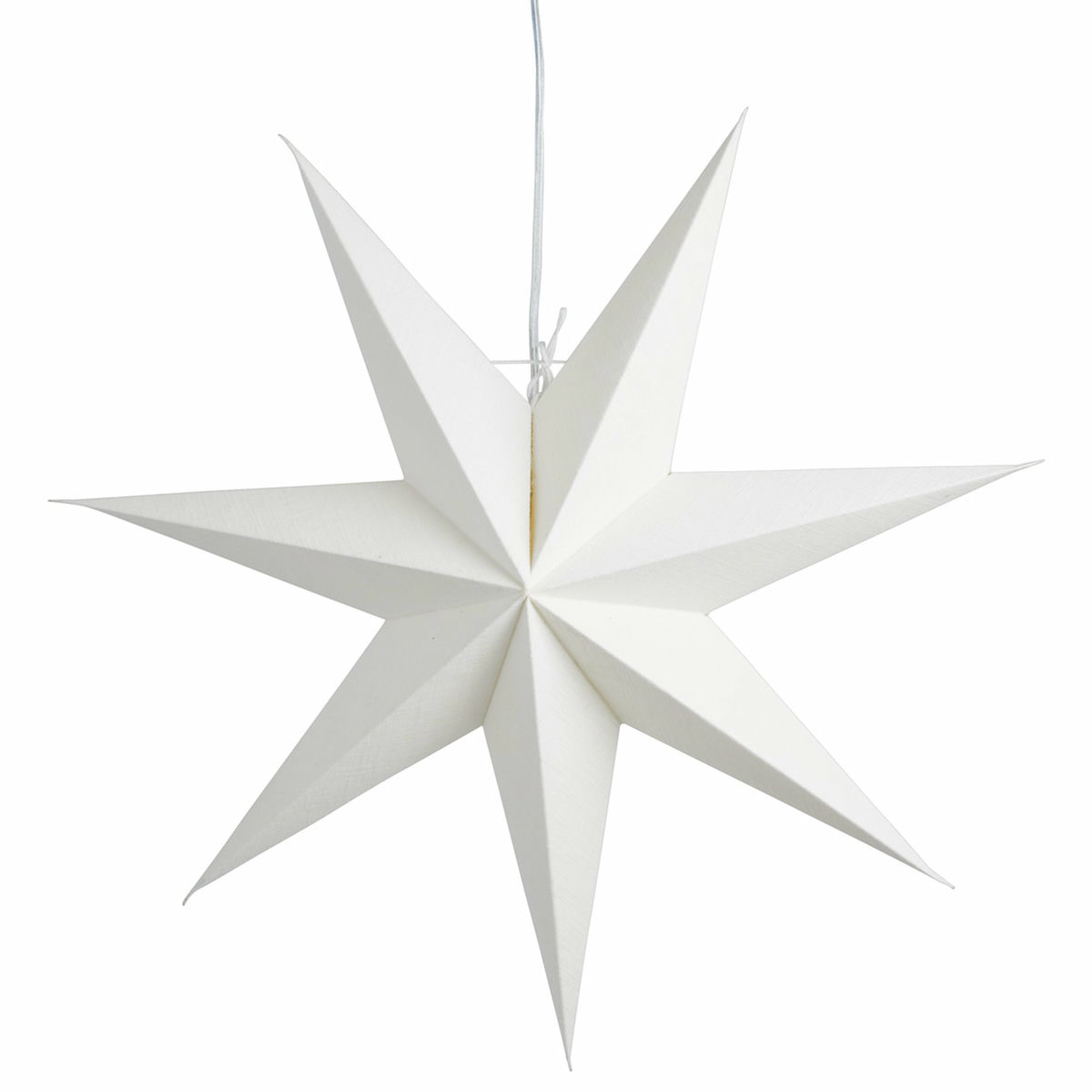 Sally julestjerne 60 cm, hvid