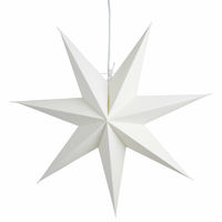 Sally joulutähti 60 cm, valkoinen