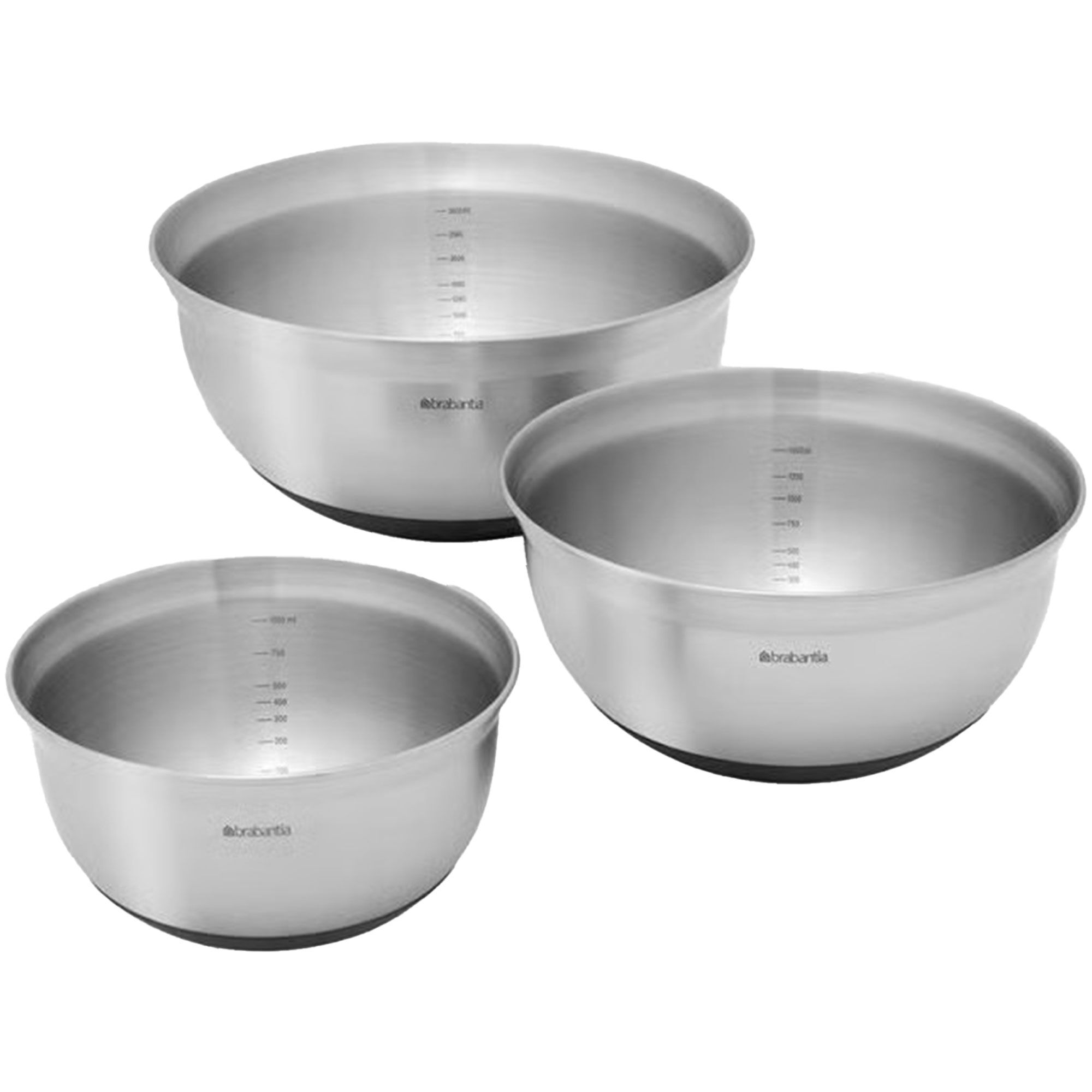 Brabantia Profil skålssæt 3 dele, stål