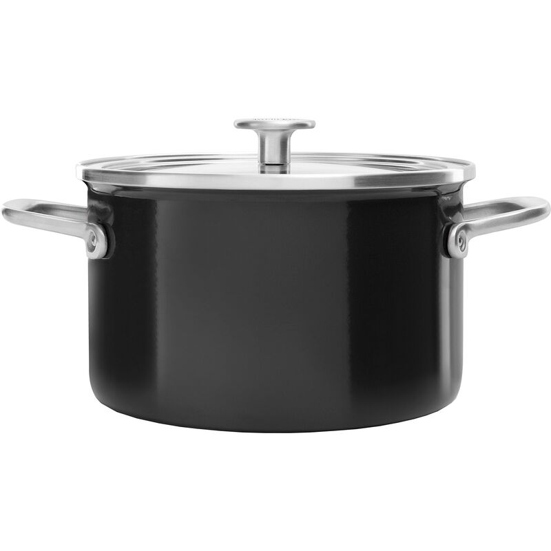 Cookware Collection -kattila, kannellinen, 20 cm, musta