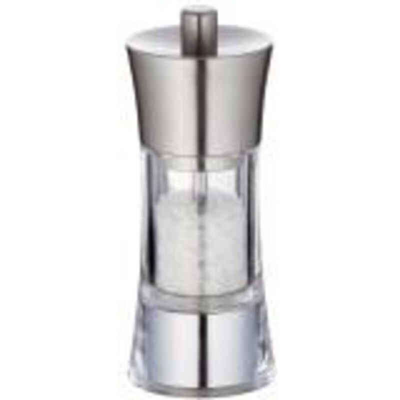 Suolamylly, ruostumaton, akryylia