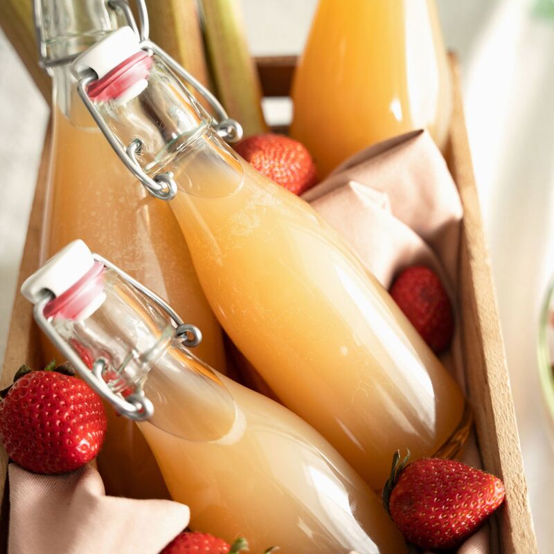 Glasflaske med patentlåg 0,5 liter