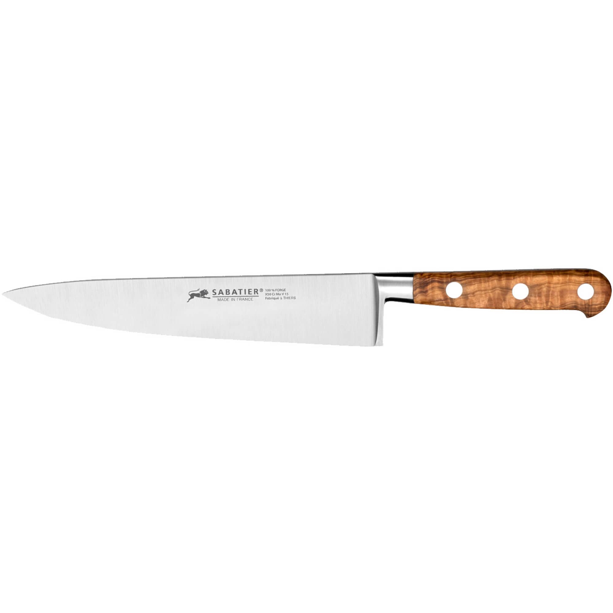 Produktfoto för Lion Sabatier Ideal Provence Kockkniv Olivträhandtag 20 cm
