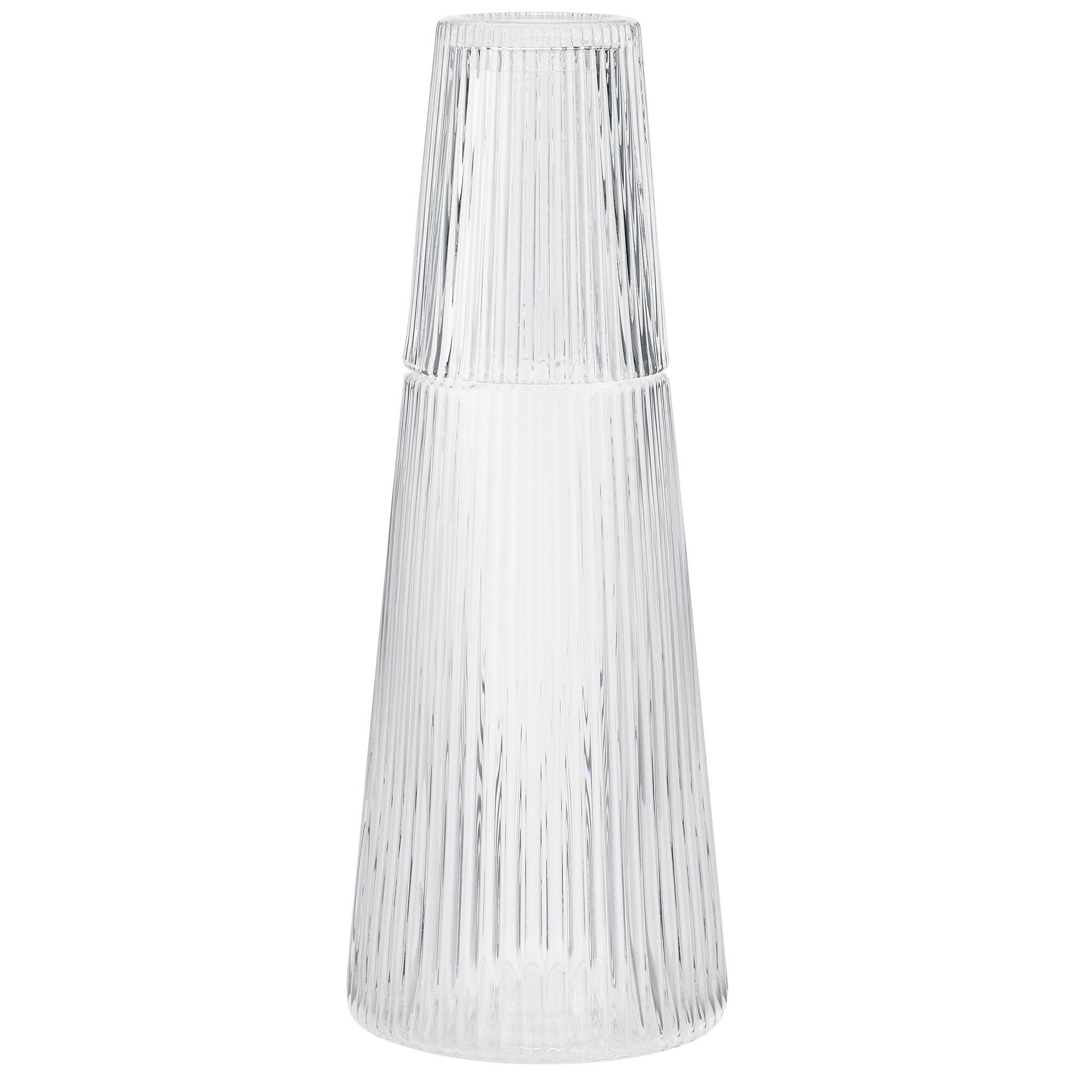 Alternativ bild 1 för Stelton Pilastro karaff med glas, 1 liter, klar