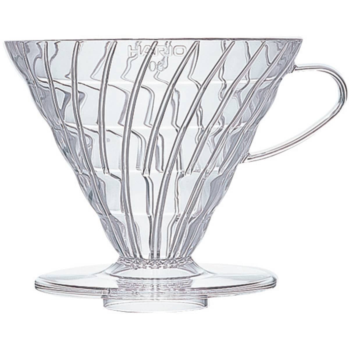 3 Cup Dripper V60 klar plast