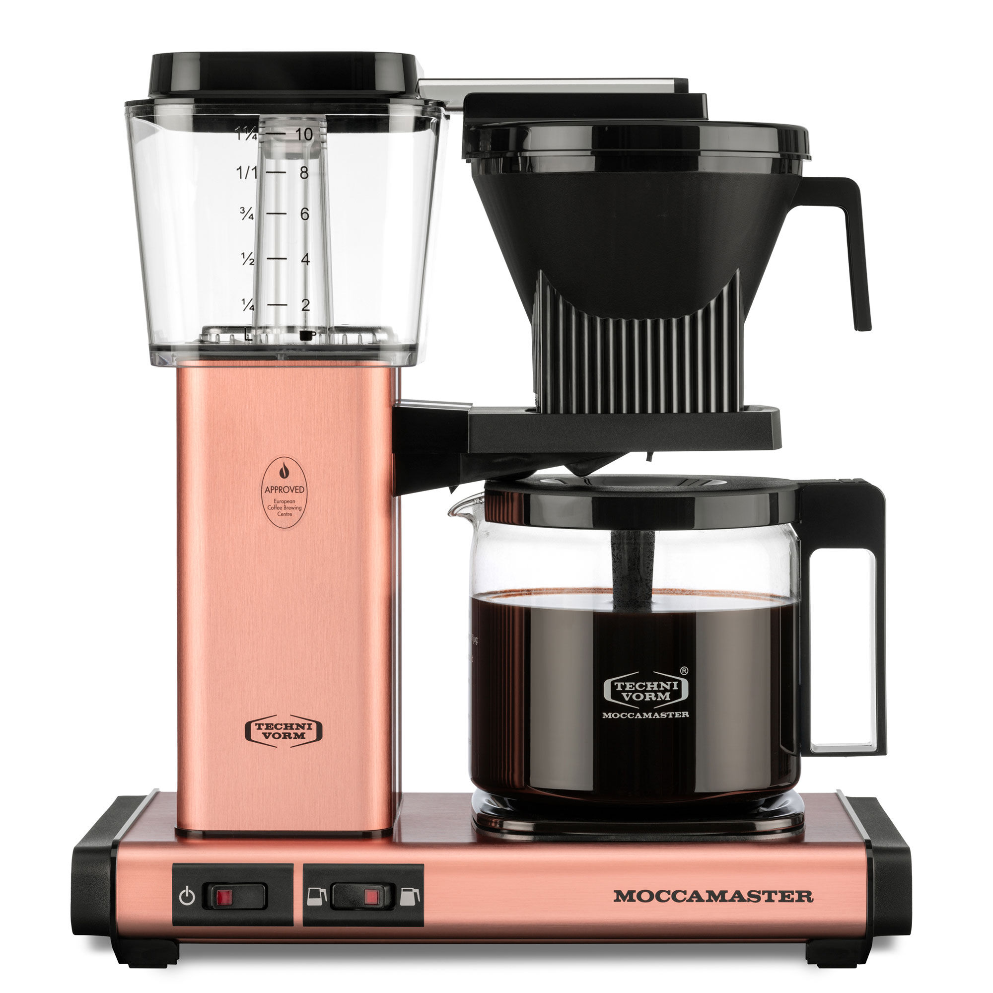 Moccamaster Optio kaffebryggare, roséguld
