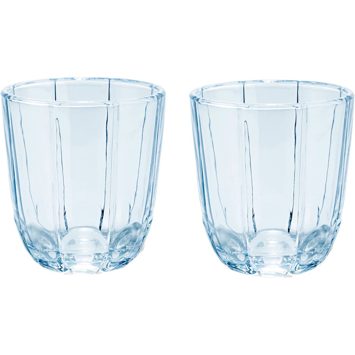 Lily vannglass 32 cl 2 stk, blue iris