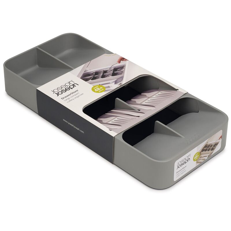 besticklåda 8 fack, grå