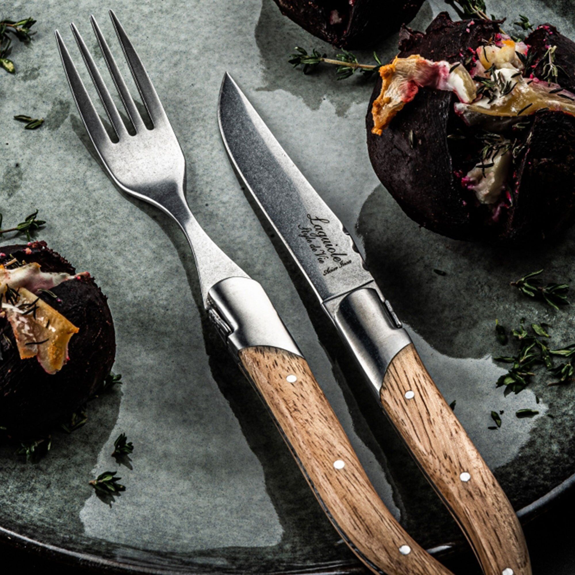 Gafflar 6-pack, ekträ