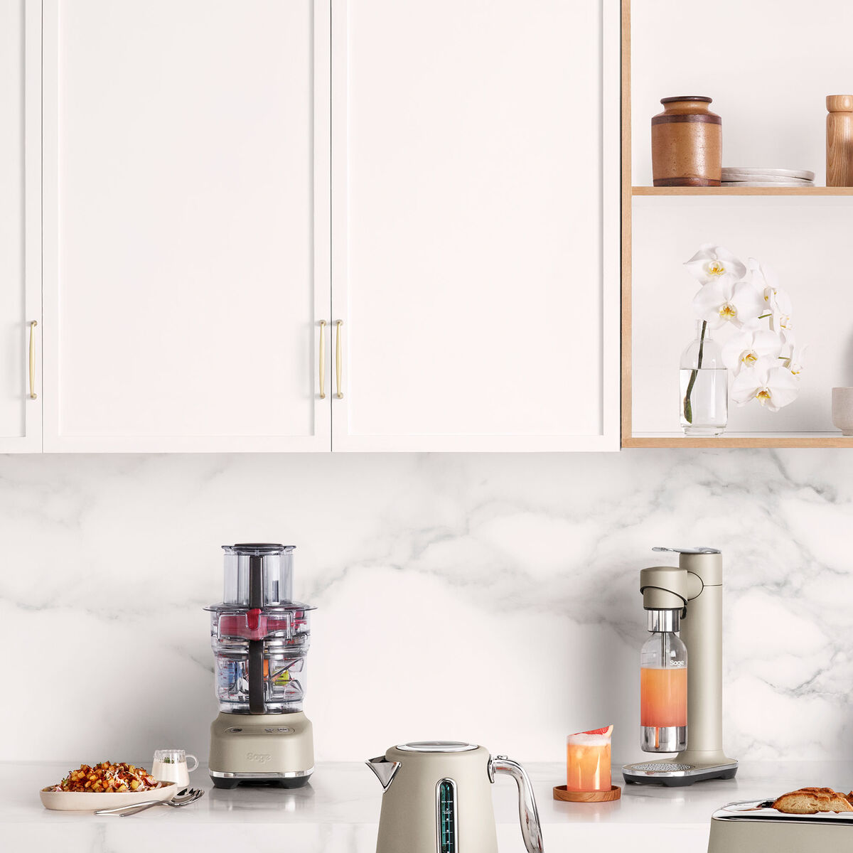 SFP638ALM Paradice 9 køkkenmaskine, mandelnougat