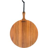Rund skärbräda 35 cm, akacia