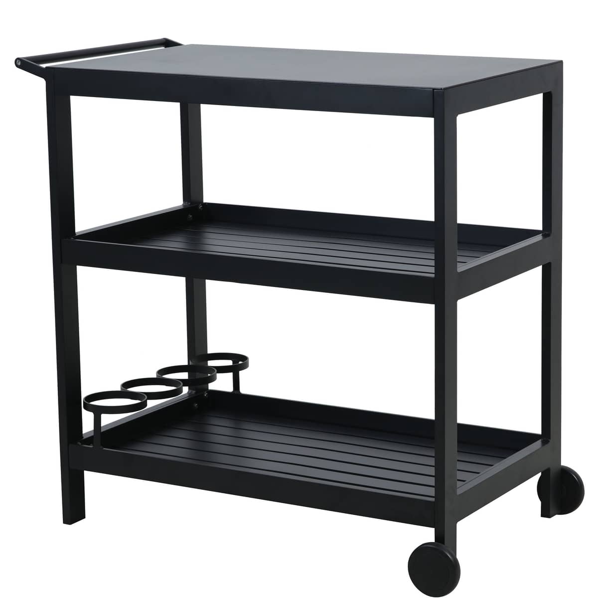 Udekøkken sidebord med hjul 92,5 x 54 cm