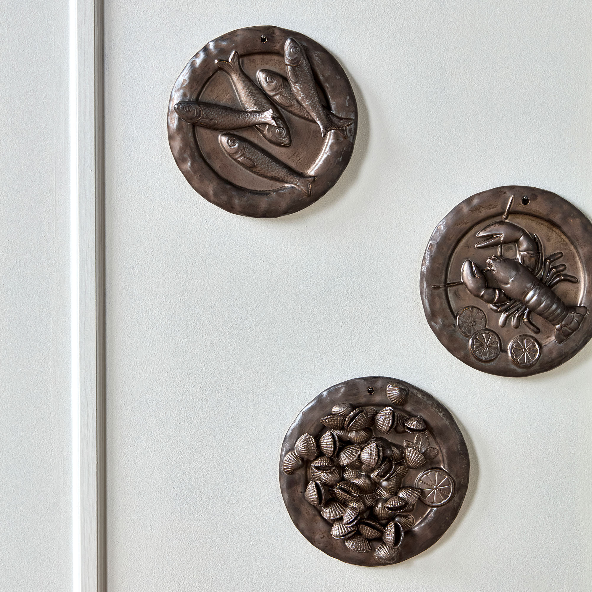 House Doctor Plate väggdekoration, brun