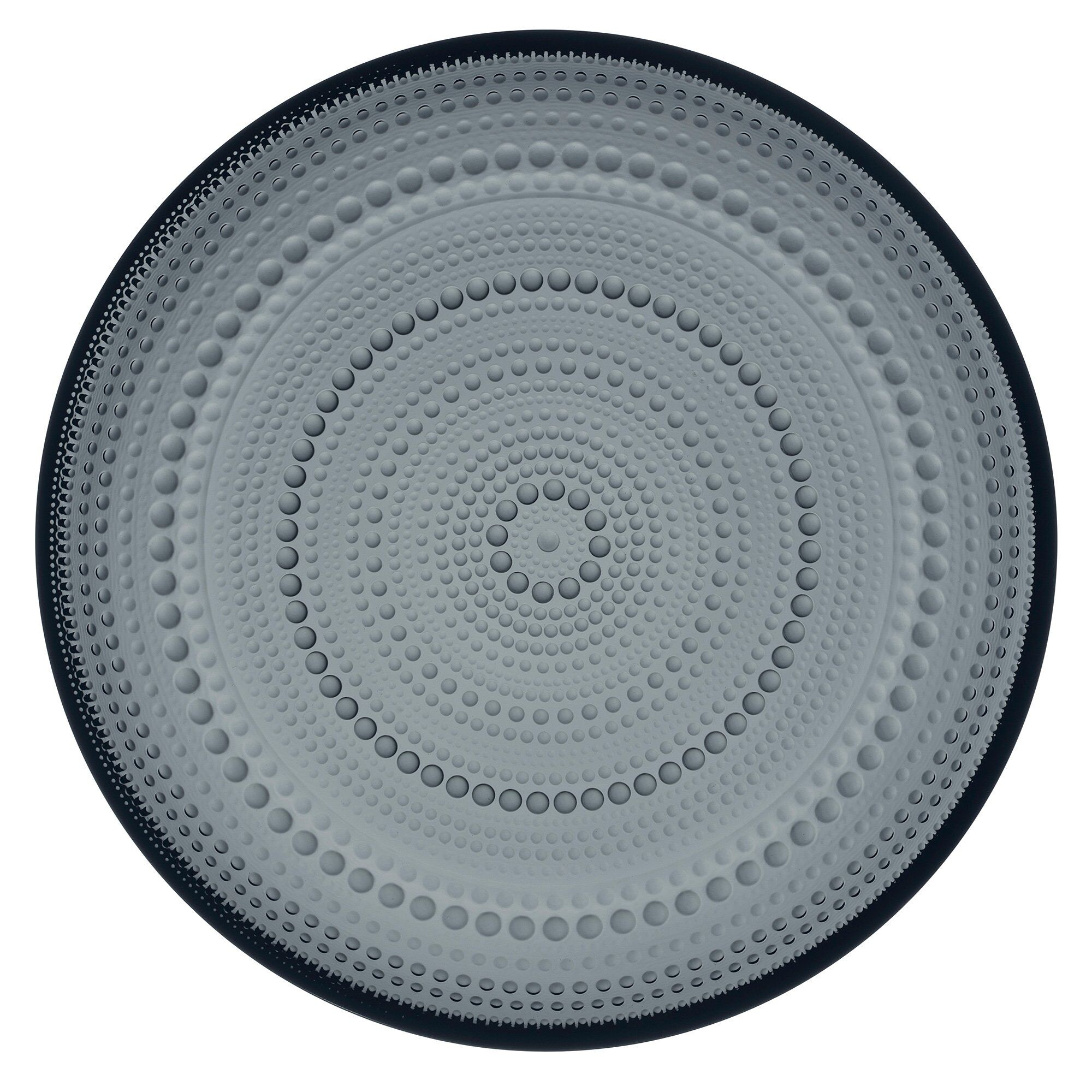 Iittala Kastehelmi tallerken liten - Ø24,8 cm Mørkegrå