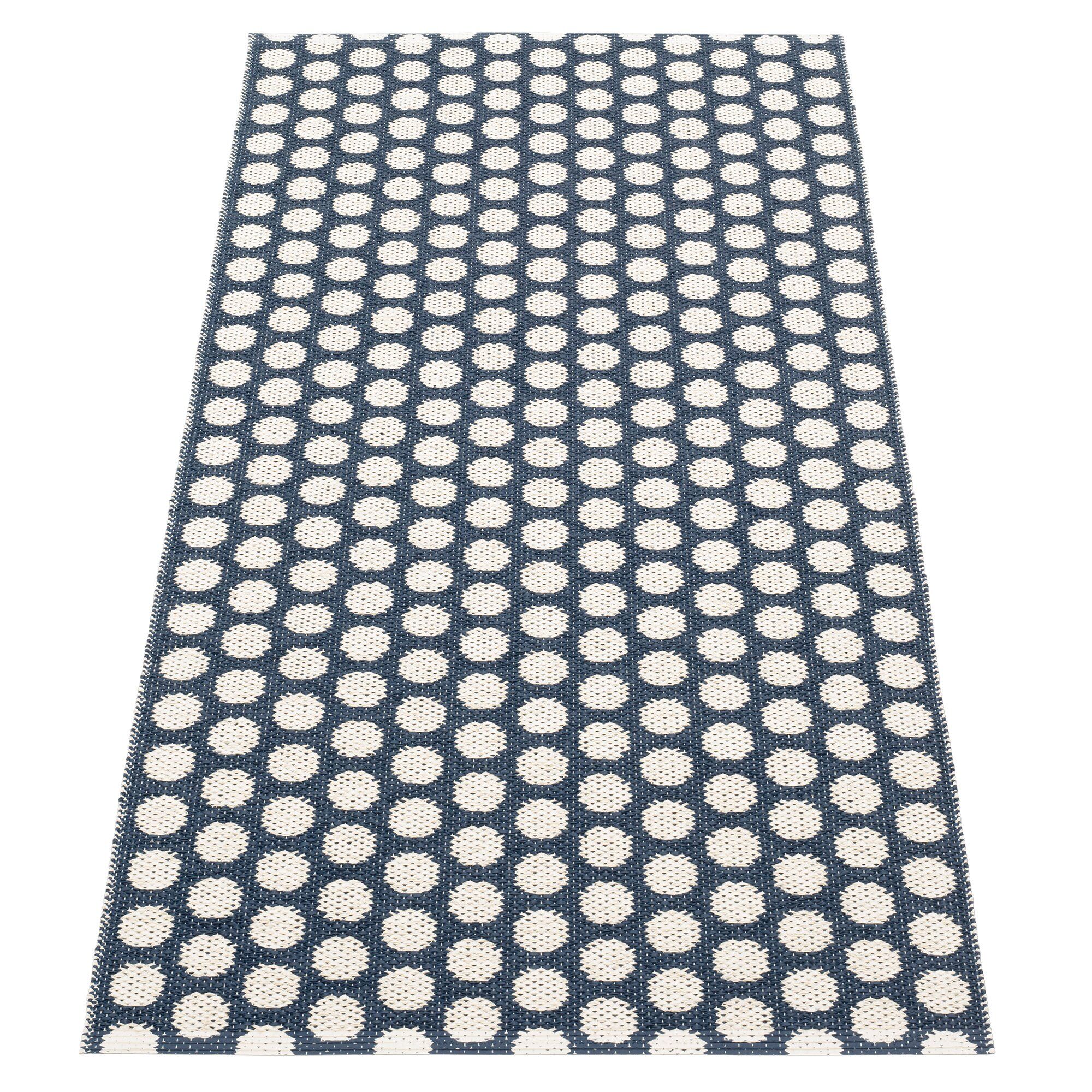Produktfoto för Pappelina Noa matta 70 cm x 150 cm, dark blue/vanilla
