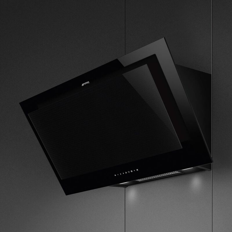 KV194B3 väggmonterad fläkt 90 cm, svart