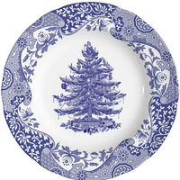 Spode Blue Italian Christmas Tree Tallrik 20 cm