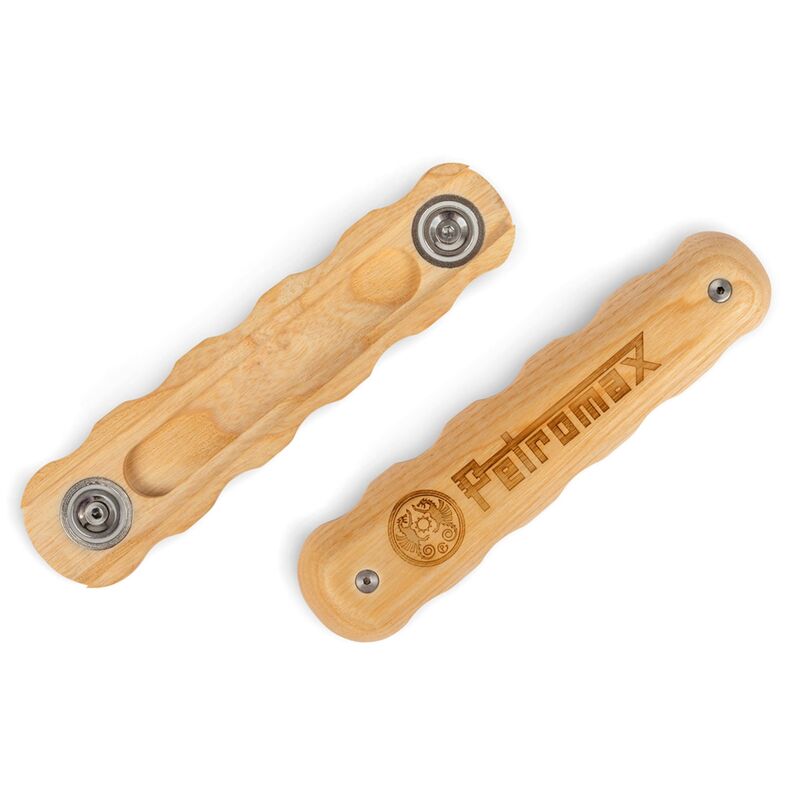 Trähandtag till stekpanna